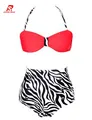 Women s Swimming Suit High Waist Retro Vintage Bikini Swim Suit Women Sexy Halter Top Summer
