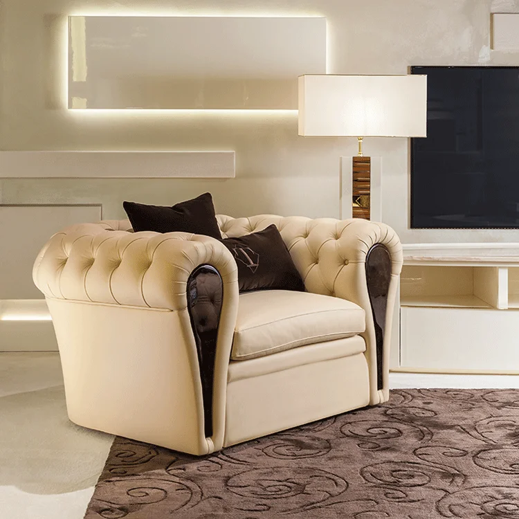 Large Ivory Leather Sofas European Royal Living Room Sofa Best Sell