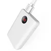 Electronic product small size 10000mah power bank display with 3 inputs