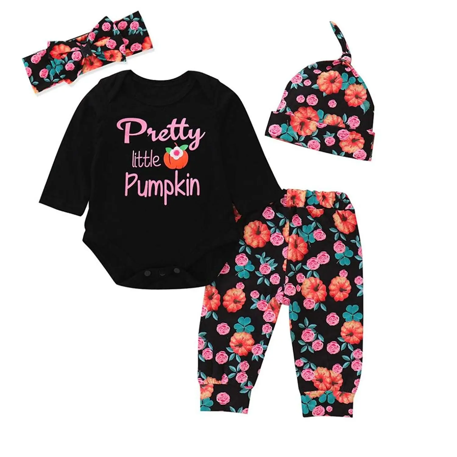 Matoen Toddler Baby Girls Boys Long Sleeve Cotton Halloween Pumpkin Tops
