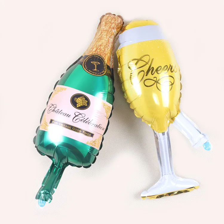 Custom Large Helium Foil Champagne Balloons Buy Champagne Balloons