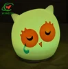 Led Cute Owl Silicone Pat Gift Bedroom Bedside Intelligent Induction Feeding Baby Night Lamp