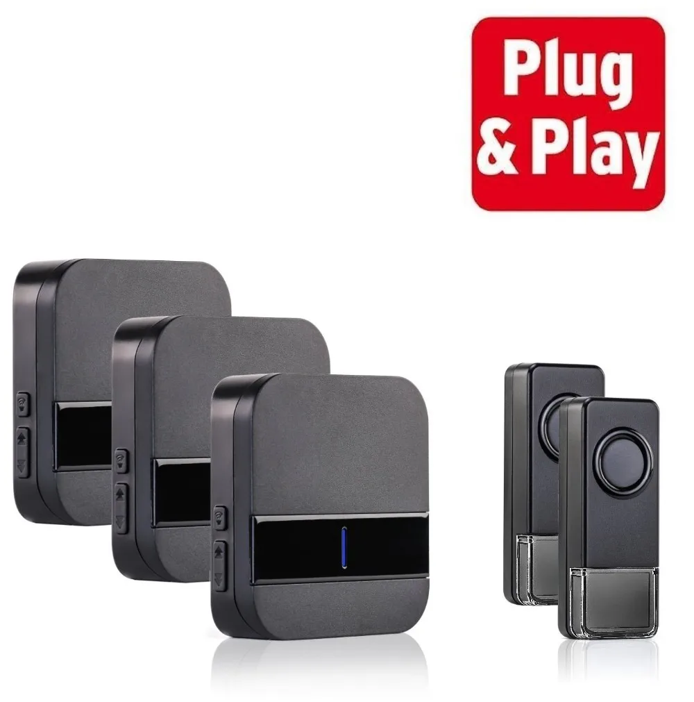 Wireless Doorbell Button Wireless Doorbell Stainless Steel Wireless