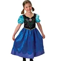 Elsa Fancy Dress For Girls Printing Stitching Style Sequin Lace Short Sleeve Princess Clothes 080614