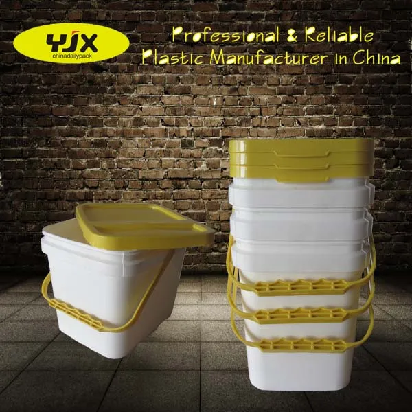 2kg Square Plastic Buckets With Handle Buy Safety Lock Plastic Buckets,Square/round Plastic