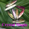 cheap things to sell rainbow color long acrylic sewing stones