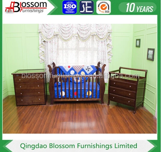 3 In 1 Baby Sleigh Cot Change Table Chest Mattress Buy