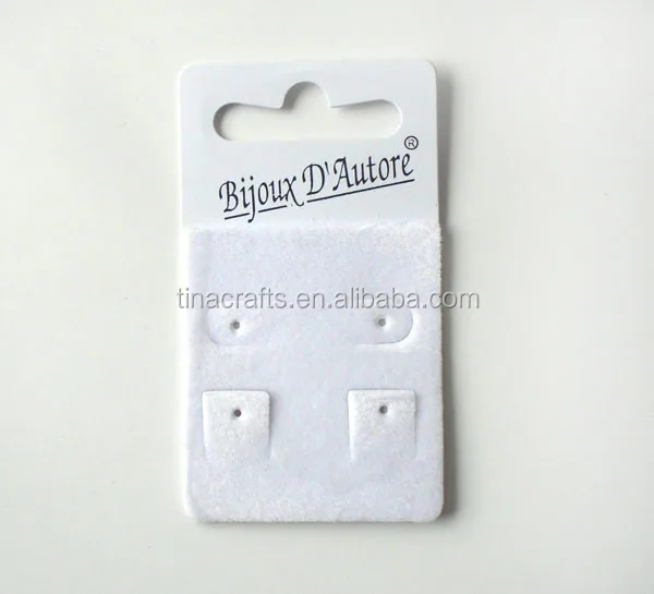 White Pvc Earring Cards Buy White Pvc Earring Cards,Die Cut Earring
