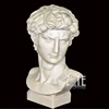 Customized classic marble david head bust sculpture