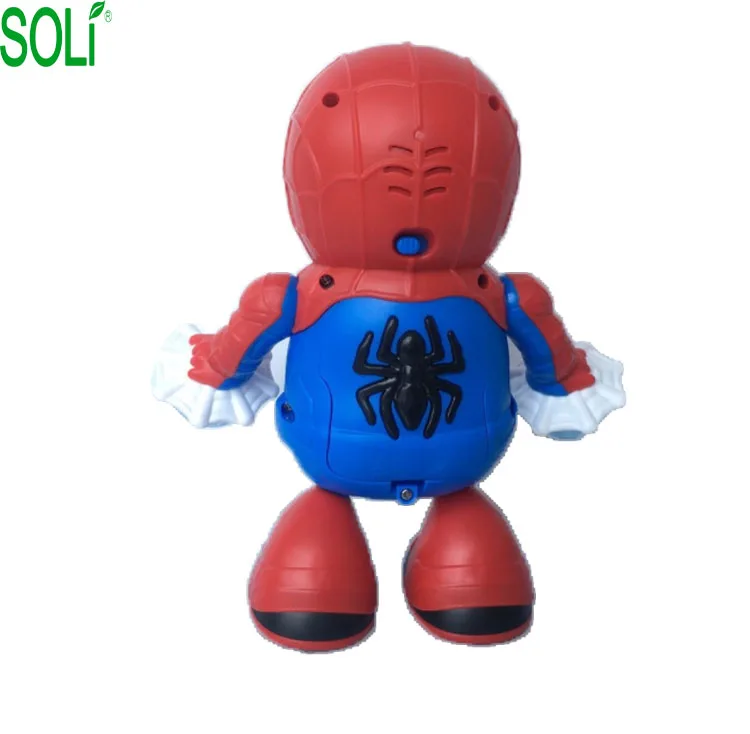 Electrics Spiderman Swing Music Flashlight Toys Children Space Dance Robot  Electrics - Buy Robot Bailarín Product on 