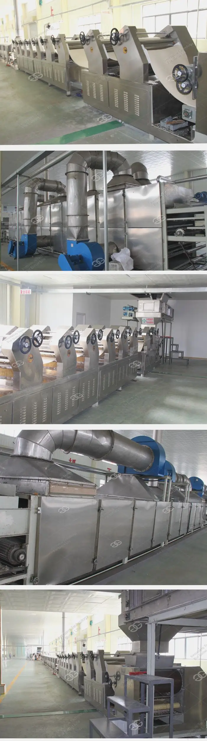 Automatic Factory Price Instant Noodle Production Line Electric Commercial Ramen Instant Noodle Making Machine