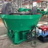 double roller gold ore grinding machine wet pan mill