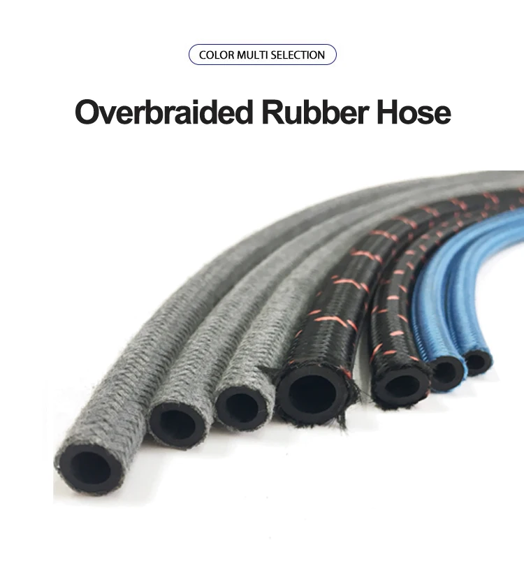 Details about   Cotton Over Braided Rubber Fuel Hose Unleaded Petrol Diesel Overbraid NEXT DAY 