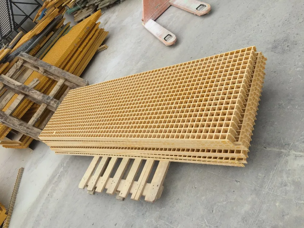 Molded Frp Grp Grating Frp Deck Grating Fiberglass Floor Grills