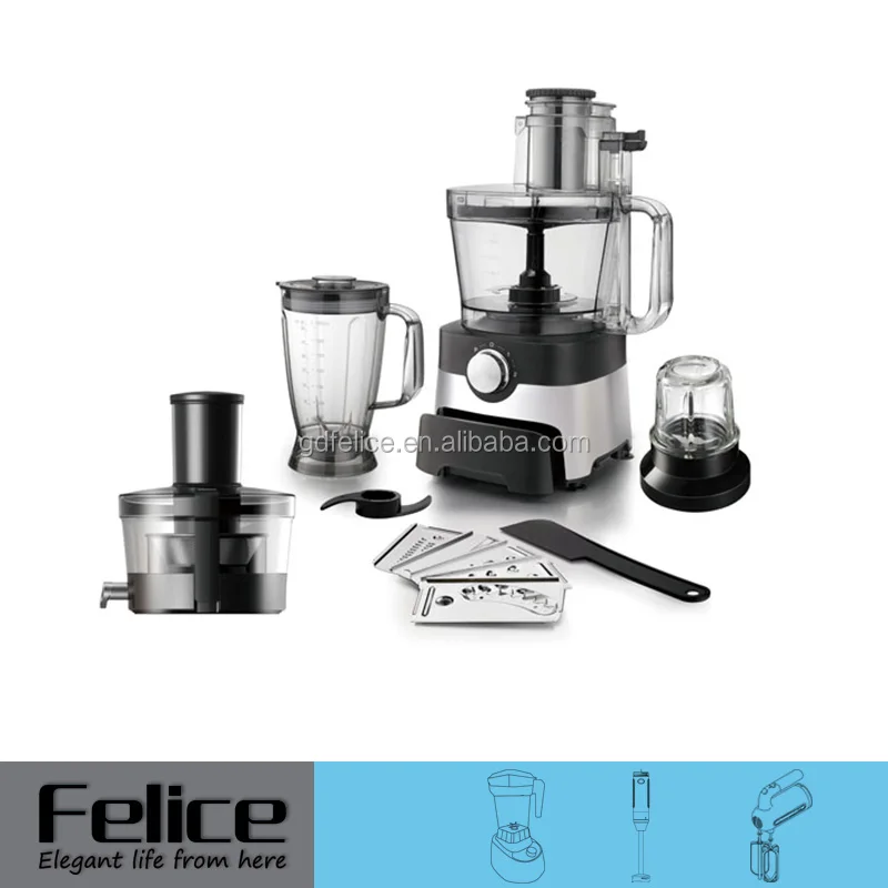 1000w Multifunction Food Processor With Drawer 3.5l Mixing Bowl & 1