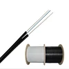 FTTH indoor single core fiber optic drop cable FRP strengthen flat type sing model G652D