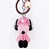 YZ-46 Little Gift Car Student Bag Pendant Acrylic Jelly Dog Keychain