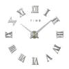Roman numeral dial acrylic DIY 3D wall clock with luxury style for home decor
