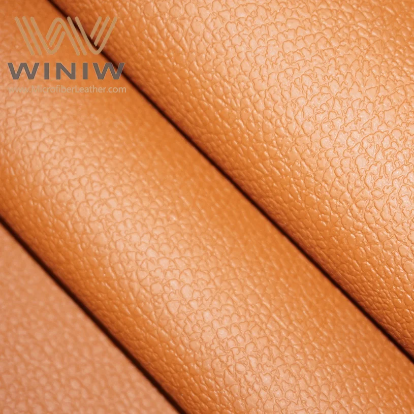 Classic Dakota Car Seat Filling Upholstery Material Eco Vegan Leather Black Brown