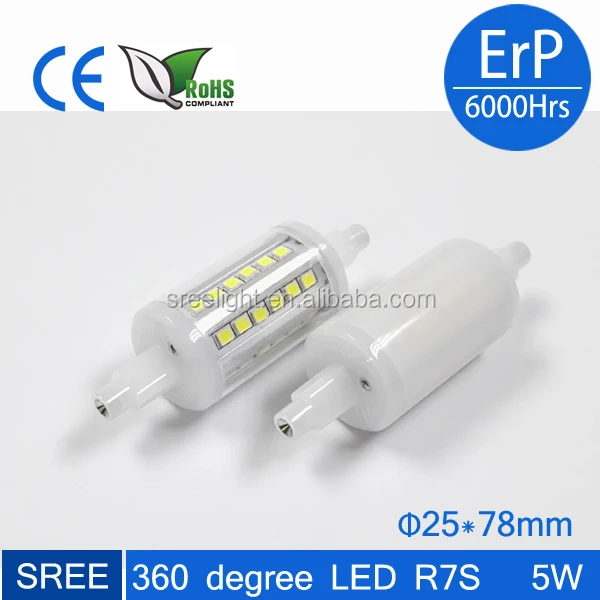 360degree led r7s 1000lm 220v halogen bulbs 12v 100w