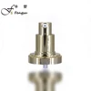 Luxury gold silver lotion spray pump cap for Lancome shape perfume bottle