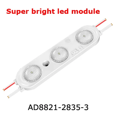 high brightness 30pcs 1lens SMD pcb module ip67 high brightness for led backlit letters
