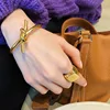 yiwu jewelry factory 18k real gold plated bangle bracelet cuff gold copper cuff bracelet bangle women