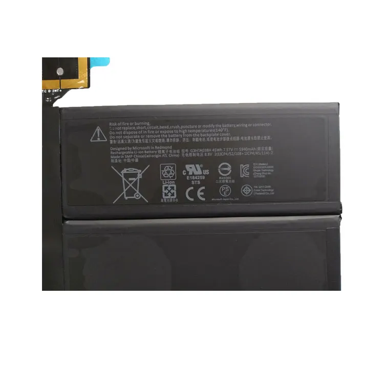 Factory Wholesale Original Laptop Replacement Battery for Microsoft Surface Pro 4 5
