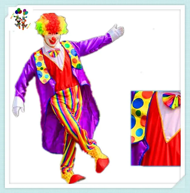 Unisex Cosplay Party Fancy Clown Adult Costumes Hpc-3169 - Buy Adult