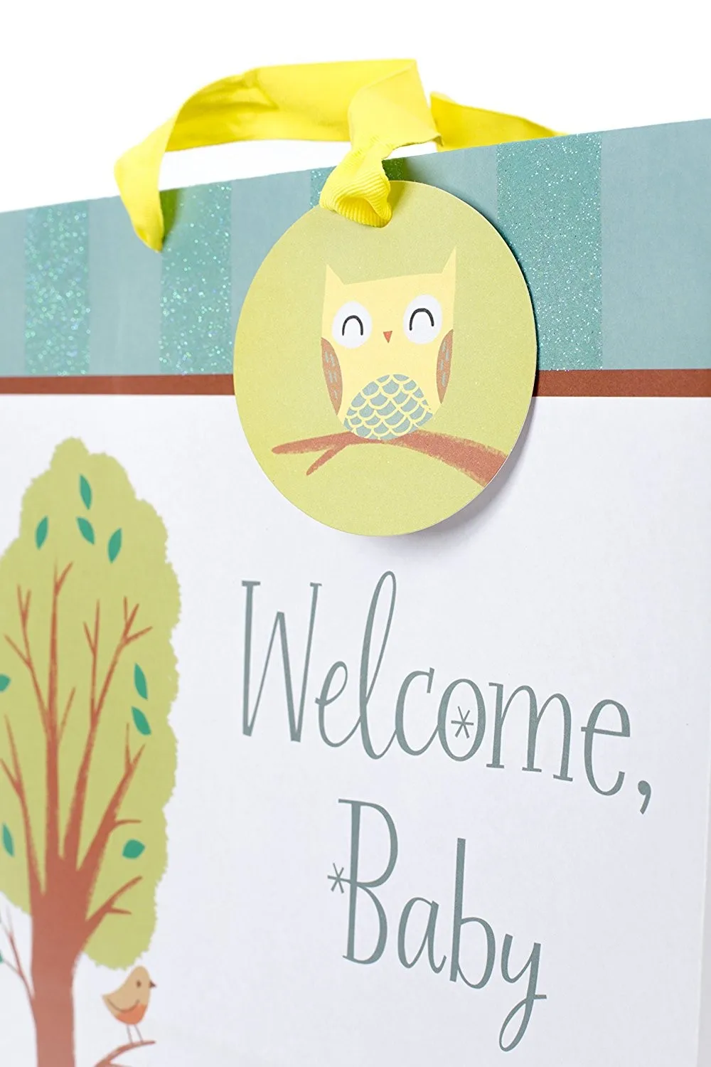 Hallmark Extra Large New Baby Gift Bag With Tissue Paper (animals,15.5