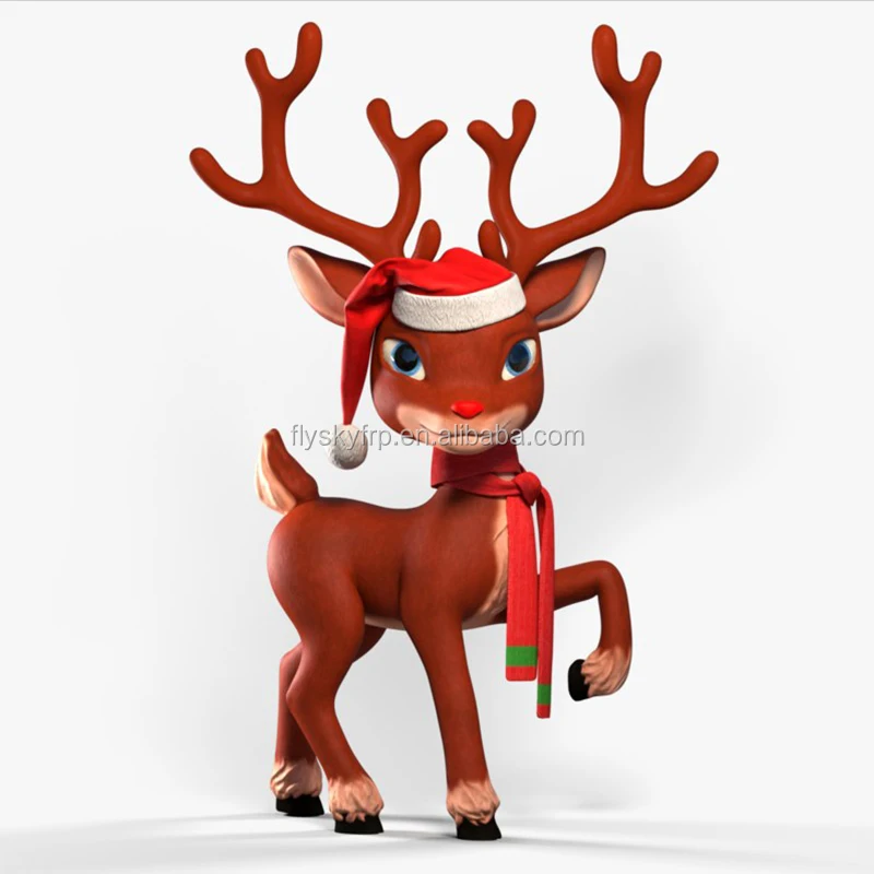 Fiberglass Rusa Kartun Rusa Buy Hewan Resin Rusa Resin Rusa