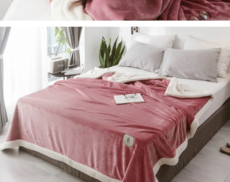 Weighted Adult Pink Soft Velvet 2 Ply Blanket Made In China - Buy