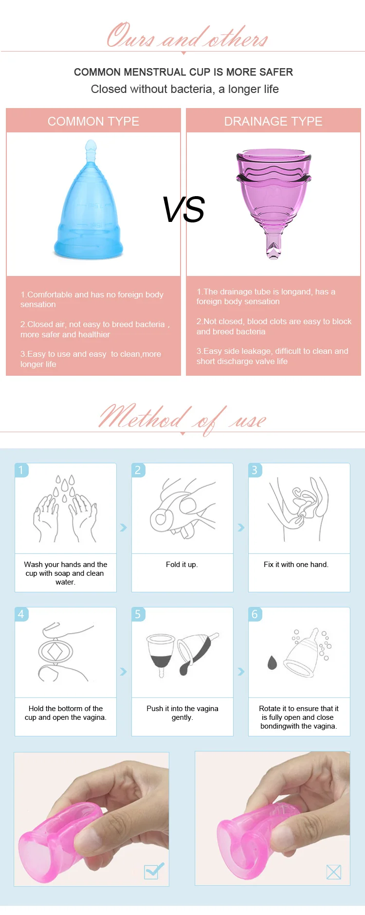 Soft Fda Grade Reusable Lady Menstruation Silicone Organic Menstrual Period Cups Buy Eco