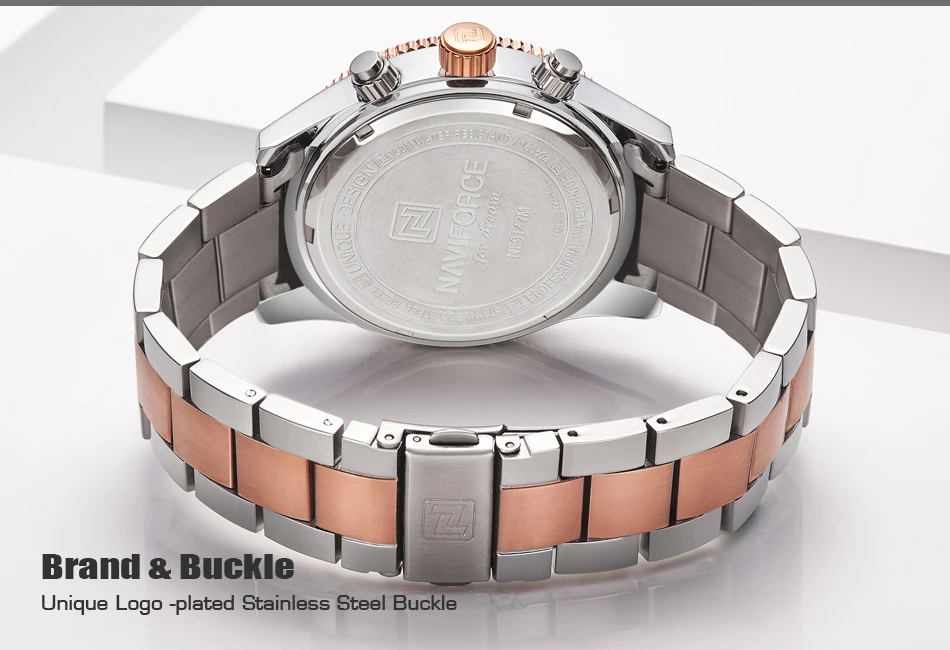New Arrival NAVIFORCE Watch 9147 High Quality Military Watches Men Wrist Luxury Quartz Full Steel Wristwatch Relogio Masculino