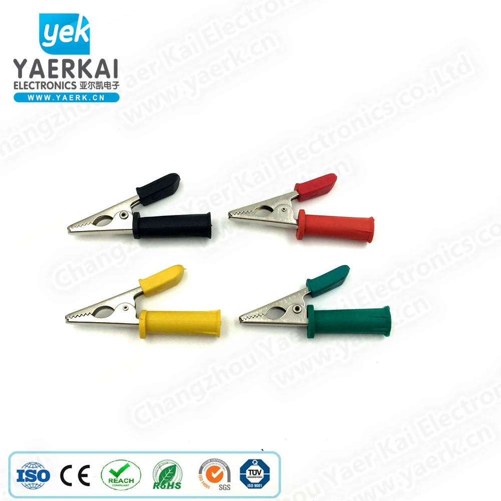 poxy coated alligator clipe