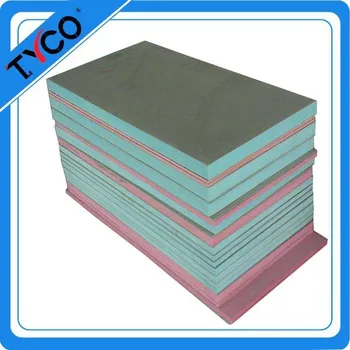 Treated Rigid Foam Insulation 4x8 Styrofoam Sheets Grout Board - Buy