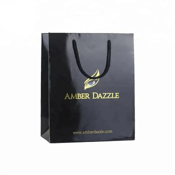 stamping printed wholesale luxury custom glossy larger bag paper laminated