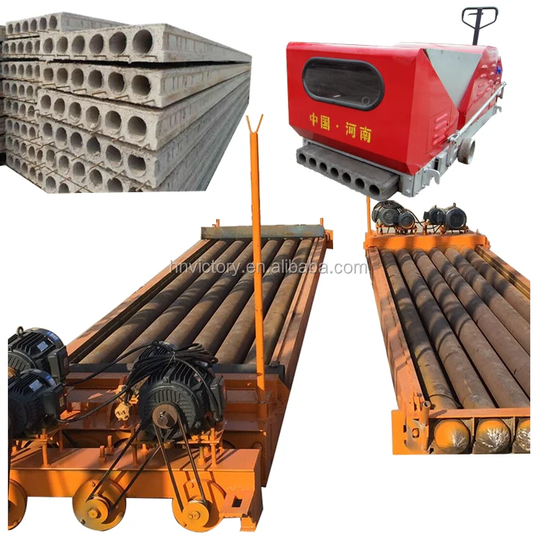 Precast Hollow Core Concrete Floor Slab Make Machine Equipment For