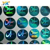 DIY Design Printing Packaging Secure Label Hologram Sticker Custom