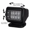 LED Marine Remote Control Spotlight Offroad Truck Car Boat rotary Search Light 50W 360 Degree For Cars Auto Led Searching Light