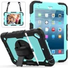 Silicone PC Protective Tablet Cover for iPad Mini 5 Case with Pen Holder, Hand Holder and Strap