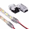 RGB LED Strip Connector 4 Pin 5050, 10mm Colorful LED Tape Light Connector for Waterproof IP65 Strip to Wire Use