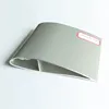 customized 6063 T5 oval shape aluminum airfoil extrusion section for louver blades profiles