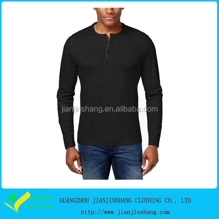 mens 3 button sweatshirt