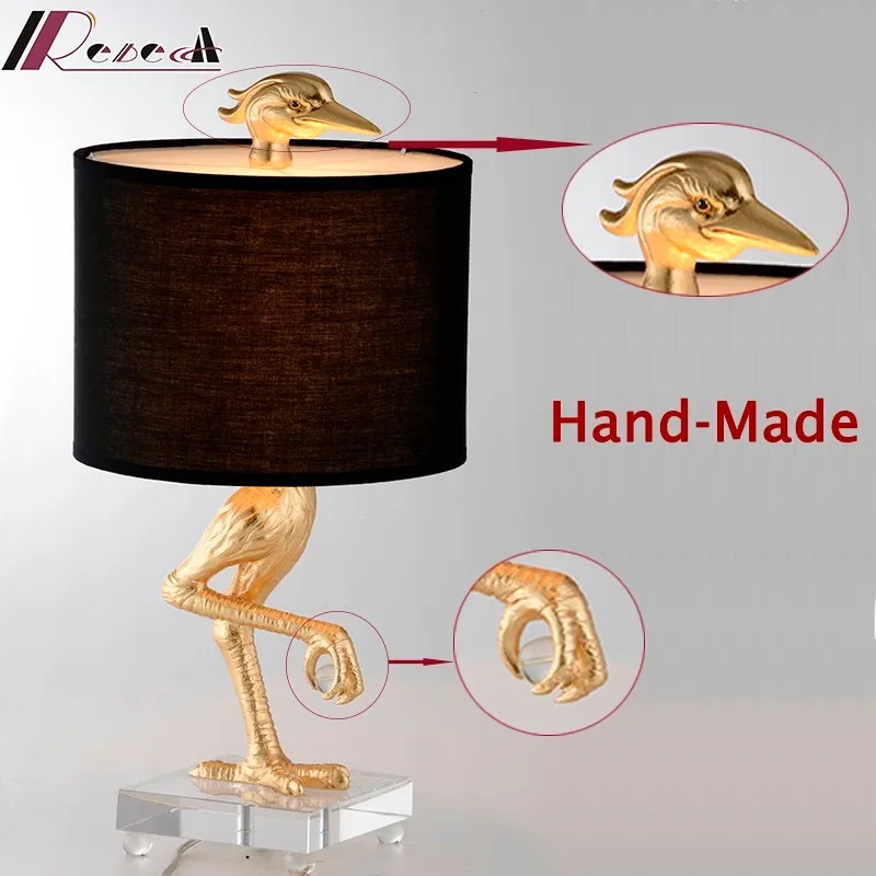 Calamiteit vaak Inspectie Hot Design Special Design Animal Shape Crane Artistic Gold Table Lamps -  Buy Resin Table Lamp,Glass Table Lamp,Animal Shape Lamp Product on  Alibaba.com