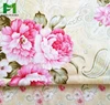 3d custom digital printing fireproof flower design bed sheet
