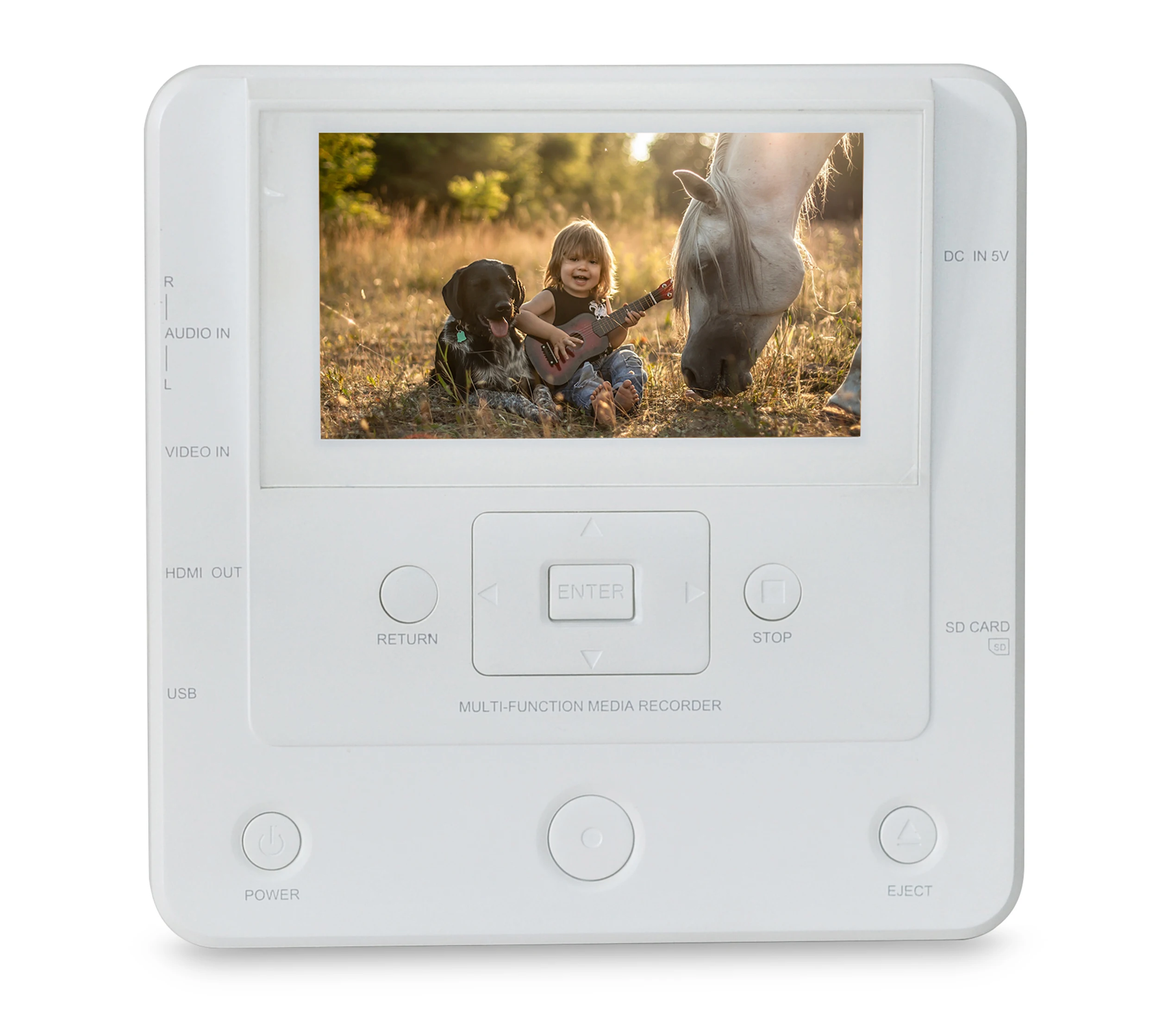 4.3 Inch LCD Screen Full HD Portable AV Recorder Media Player