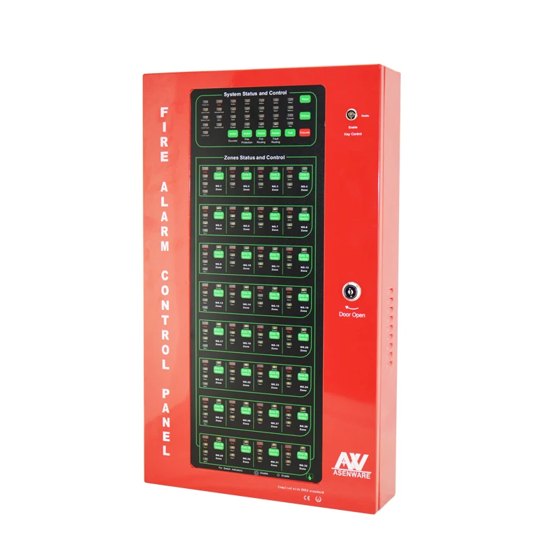 1 to 32 Zone GSM Conventional Fire Alarm Control panel with 24V