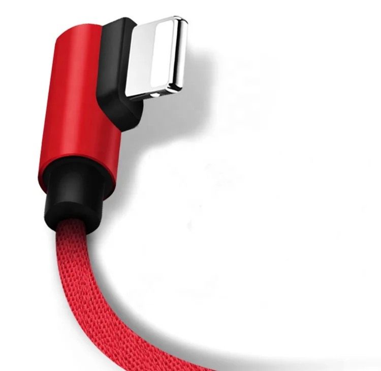 90 Degree Right Angle Micro USB cable Android Charger Cable for Samsung - ANKUX.COM