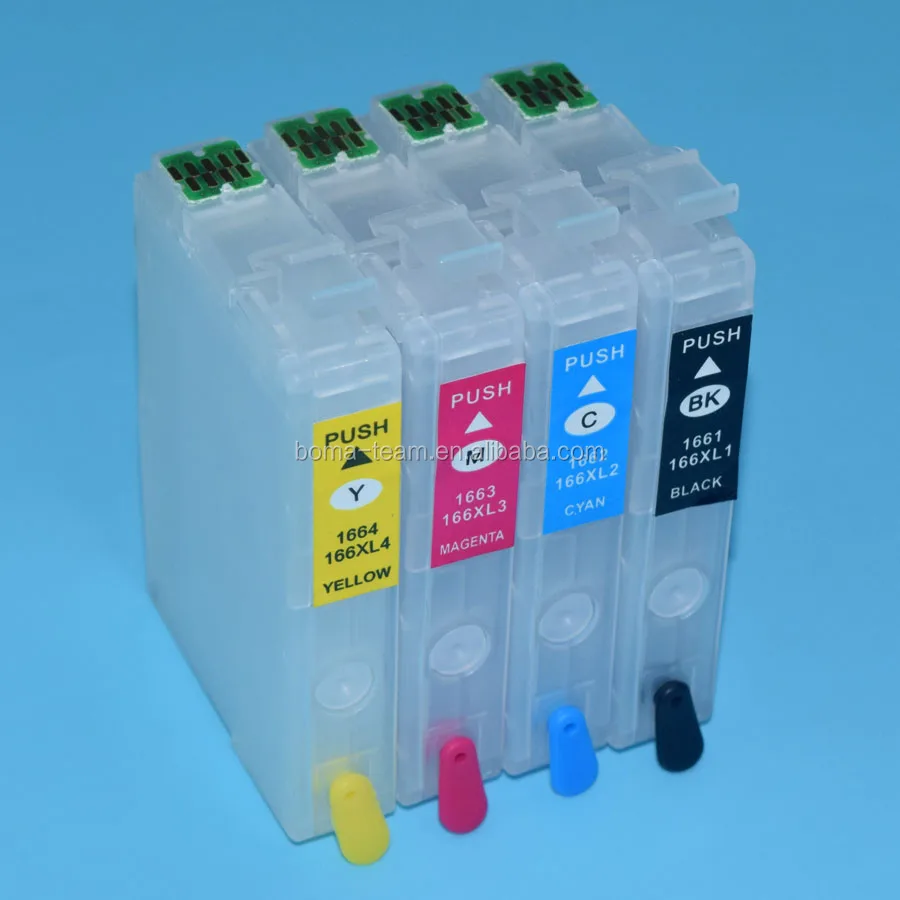 16xl 220xl Empty Refillable Ink Cartridges For Epson Wf2010 Wf2510 Wf